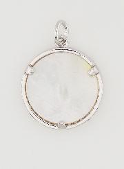 Medaglia Ex Voto Madreperla & Brillanti - 16mm
