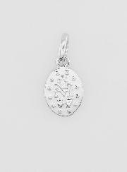 Medaglia Miracolosa in Argento Rodiato - 10mm