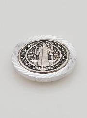 Placca Auto Magnetica di San Benedetto - 3,5cm