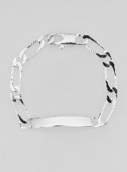 Braccialetto Uomo in Argento - Maglia Figaro 6mm