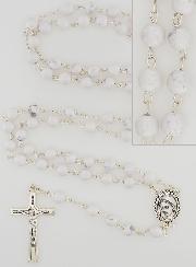 Rosario in Pietre Naturali - Howlite