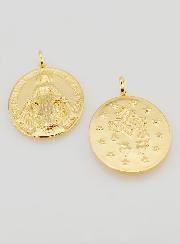 Medaglia Miracolosa Finitura Oro 18k Premium - 18mm