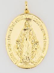 Medaglia Miracolosa Finitura Oro 18k Premium - 10mm