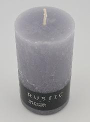 Candela Decorazione Rustica 38 Ore - Grigio