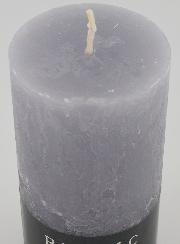 Candela Decorazione Rustica 38 Ore - Grigio