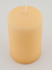 Candela Decorativa Effetto Velluto Opaco - Beige