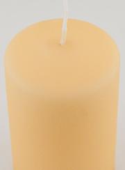 Candela Decorativa Effetto Velluto Opaco - Beige