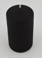 Candela Decorativa Effetto Velluto Opaco - Nero