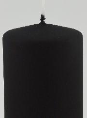 Candela Decorativa Effetto Velluto Opaco - Nero
