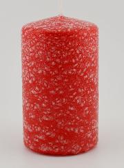 Candela Decorativa Effetto Polare - Rosso