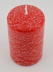 Candela Decorativa Effetto Polare - Rosso