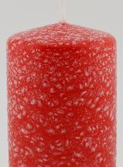 Candela Decorativa Effetto Polare - Rosso
