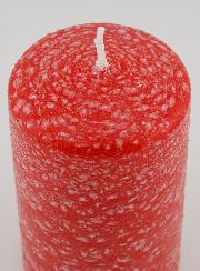 Candela Decorativa Effetto Polare - Rosso