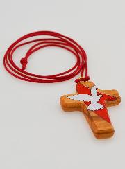 Ciondolo Croce Spirito Santo con Cordoncino