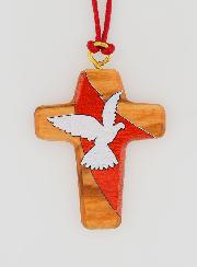 Ciondolo Croce Spirito Santo con Cordoncino