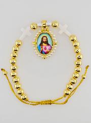 Bracciale Regolabile - Sacro Cuore di Gesù