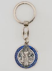 Portachiavi Medaglia di San Benedetto Colorata