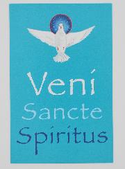 Biglietto per Cresima - Veni Sancte Spiritus
