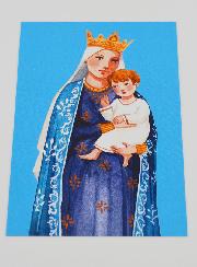 Biglietto di Battesimo - Madonna con Bambino