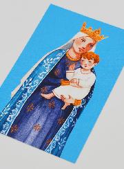 Biglietto di Battesimo - Madonna con Bambino
