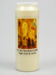 Candela per Novena alla Madonna di l'Île Bouchard