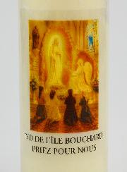 Candela per Novena alla Madonna di l'Île Bouchard