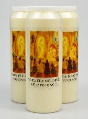 Pacco da 3 Candele per Novena Madonna di l'Île Bouchard