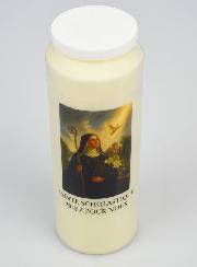 Candela per Novena a Santa Scolastica
