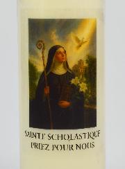 Candela per Novena a Santa Scolastica