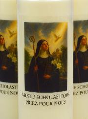 Set di 3 Candele per Novena a Santa Scolastica