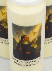 Set di 3 Candele per Novena a Santa Scolastica