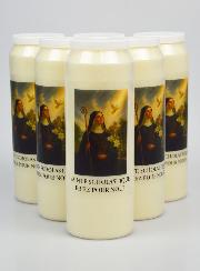 Set di 6 Candele per Novena a Santa Scolastica