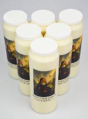 Set di 6 Candele per Novena a Santa Scolastica
