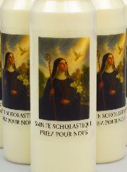 Set di 6 Candele per Novena a Santa Scolastica