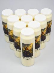 Set di 10 Candele per Novena a Santa Scolastica