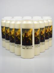 Set di 20 Candele per Novena a Santa Scolastica