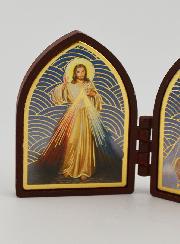 Icona Dittico Mini - Cristo Misericordioso e Miracolosa
