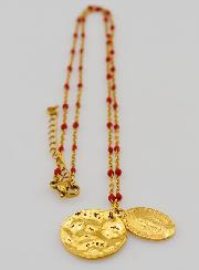 Collana Religiosa con Perline e Medaglia Miracolosa