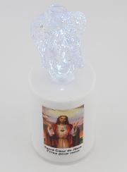 Candela da Chiesa a LED Sacro Cuore - 60 Giorni