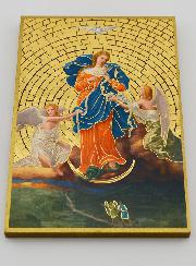 Quadretto Icona Maria che Scioglie i Nodi - 15 cm