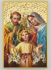 Quadretto Icona Sacra Famiglia - 15 cm
