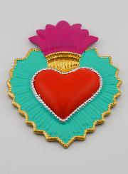 Ex Voto da Parete Colorato - 13 cm