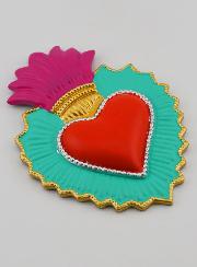 Ex Voto da Parete Colorato - 13 cm