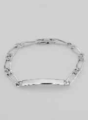 Gourmetta di Battesimo in Argento Rodiato - 18 cm