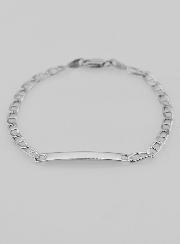Gourmetta di Battesimo in Argento Rodiato - 18 cm