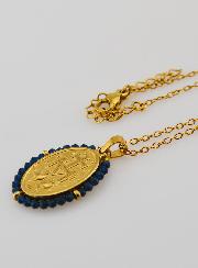 Collana Miracolosa - Perline Blu Navy
