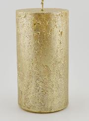 Candela di Natale Moderna - Champagne