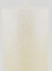 Candela di Natale Moderna - Bianco Perlato
