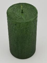 Candela di Natale Moderna - Verde
