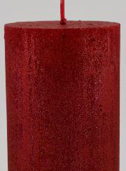 Candela Decorativa Moderna - Rosso Carminio